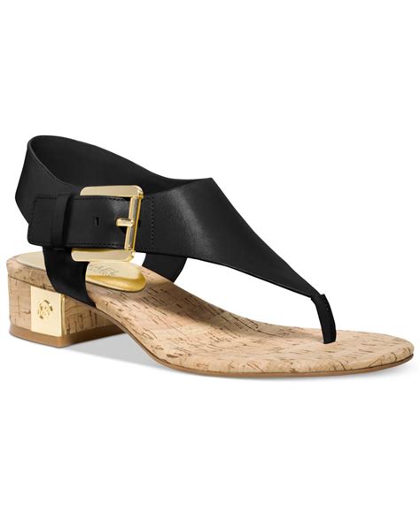 michael kors black plastic sandals|Michael Kors black sandals sale.